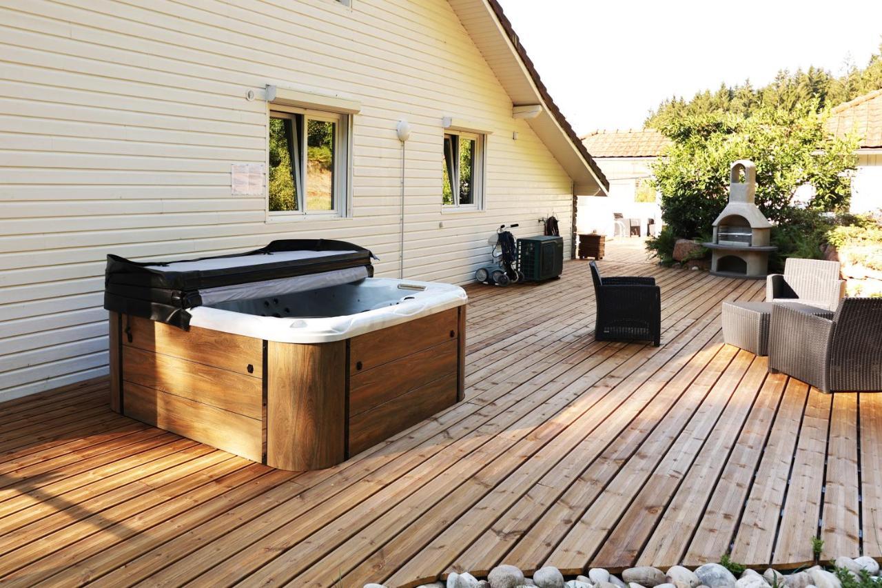 Le Chalet Blanc - Jacuzzi / Piscine / Sauna Жерарме Экстерьер фото